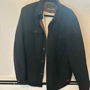 Jachs Men's Black Shirt Jacket